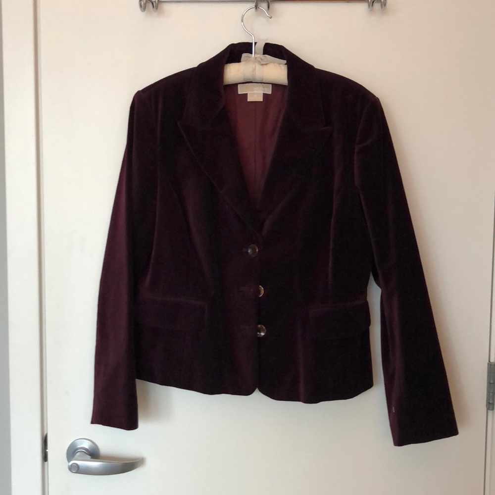 Michael Kors velvet blazer